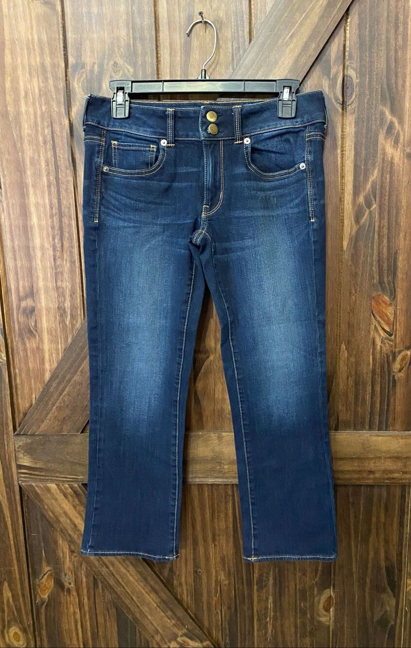 American Eagle Outfitters Artist Crop Jeans Sz 6